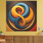 Chinees Canvas Afdruk (Insitu (Woonkamer))