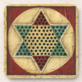  Chinees checkboard van Ethan Harper Bier Onderzetter (Voorkant)