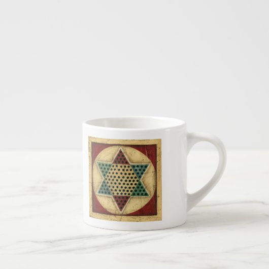  Chinees checkboard van Ethan Harper Espresso Kop (Rechts)