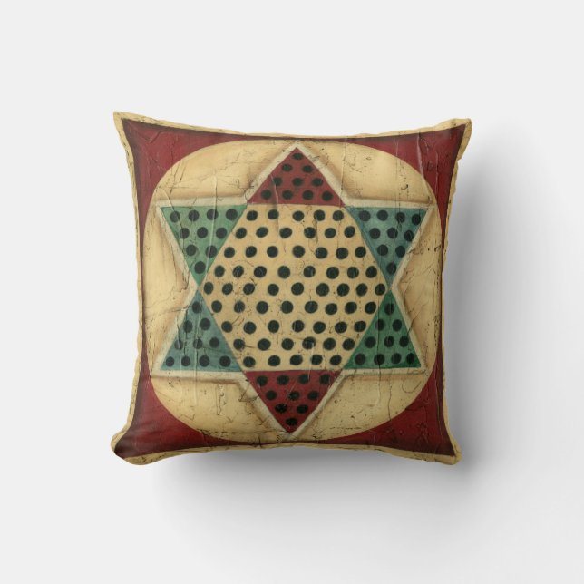  Chinees checkboard van Ethan Harper Kussen (Voorkant)