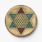 Chinees checkboard van Ethan Harper Papieren Bordje (Voorkant)