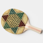 Chinees checkboard van Ethan Harper Tafeltennisbatje (Zijkant)