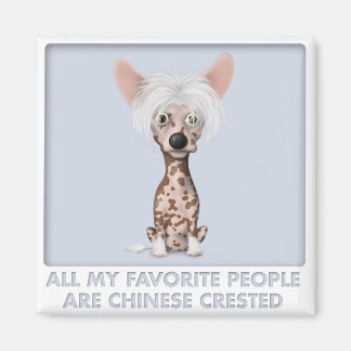Chinees Crested 1 Favoriet Magneet
