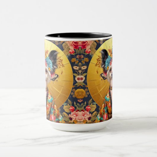 Chinees Crested Dog Art Mok (Midden)