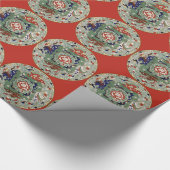 Chinees Design No1-omslagpapier Cadeaupapier (Hoek)