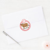 Chinees dierenriem - Ox Ronde Sticker (Envelop)