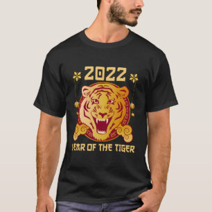 Chinees dierenriemjaar van de tijger 2022 Happy Ne T-shirt