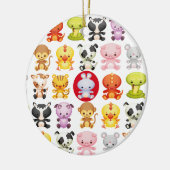 Chinees dierentuin keramisch ornament (Links)