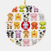 Chinees dierentuin keramisch ornament (Achterkant)