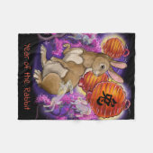 Chinees dierjaar konijn fleece deken (Voorkant (Horizontaal))