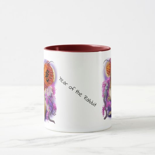 Chinees dierjaar konijn mok (Midden)