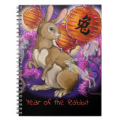 Chinees dierjaar konijn notitieboek (Voorkant)