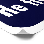 Chinees — dit Man is je vriend Poster (Hoek)