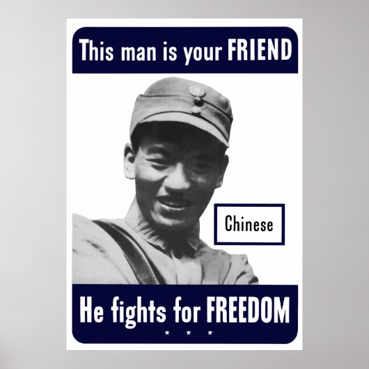 Chinees — dit Man is je vriend Poster (Voorkant)