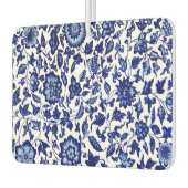Chinees Donker marine blauw bloemmotief op wit Luchtverfrisser (Links)