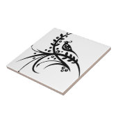 Chinees draaibloemontwerp tegeltje (Zijkant)