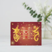 Chinees draak en Briefkaart Phoenix (Staand voorkant)