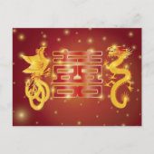 Chinees draak en Briefkaart Phoenix (Voorkant)