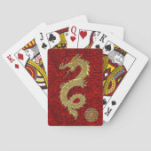 Chinees Draak Symbool Speelkaarten (Achterkant)
