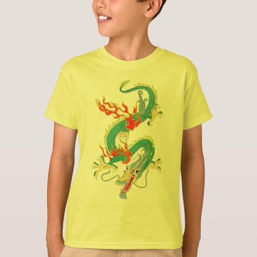 Chinees Dragon Kinder T-shirt (Voorkant)