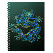Chinees Dragon Ornament Notitieboek (Voorkant)