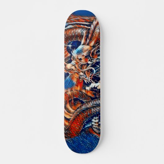 Chinees Dragon Rain Element Custom Pro Park Deck Persoonlijk Skateboard (Voorkant)