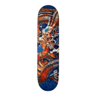 Chinees Dragon Rain Element Custom Pro Park Deck Persoonlijk Skateboard
