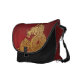 Chinees dragon Red Gold Messenger Bag (Voorkant Rechts)