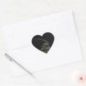 Chinees drakenbeeld hartstik hart sticker (Envelop)