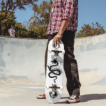 Chinees drakenbord persoonlijk skateboard<br><div class="desc">Schaats in stijl met dit coole Chinese Drakenontwerp!</div>