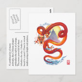 Chinees drakenBriefkaart Briefkaart (Voorkant / Achterkant)