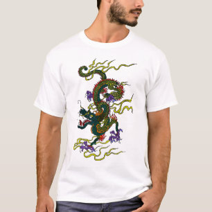 Chinees drakencontrastmiddel T-shirt