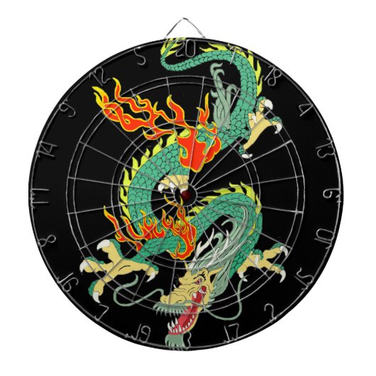 Chinees drakendartboard dartbord (Voorkant)