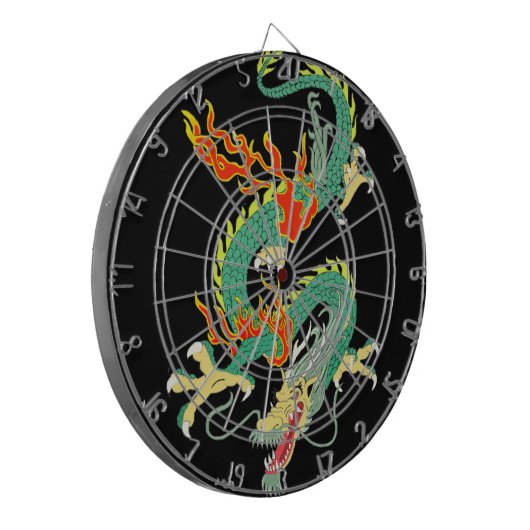 Chinees drakendartboard dartbord (Voorkant Links)