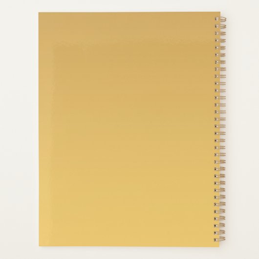 Chinees Drakenjaar 2024 Elegant Monogram LPl Planner (Achterkant)