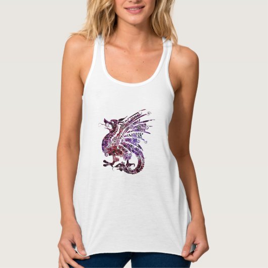 Chinees drakenkunst Shirt vrouwen (Voorkant)