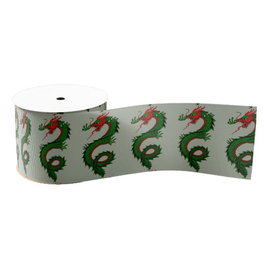 Chinees drakenlint grosgrain lint (Spoel)