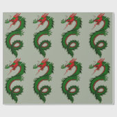 Chinees drakenpapier cadeaupapier (Vlak)