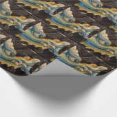 Chinees drakenpapier cadeaupapier (Hoek)