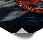 Chinees drakenposter poster (Hoek)