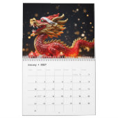 Chinees drakensymbool 2024 kalender (Jan 2027)