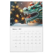 Chinees drakensymbool 2024 kalender (Feb 2027)