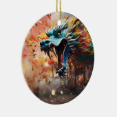 Chinees drakensymbool 2024 keramisch ornament (Rechts)