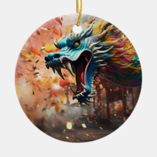 Chinees drakensymbool 2024 keramisch ornament