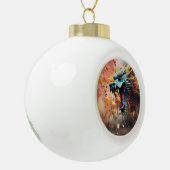 Chinees drakensymbool 2024 keramische bal ornament (Links)
