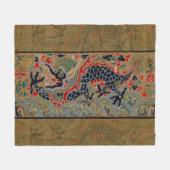 Chinees drakensymbool Antiek Aziatisch Fleece Deken (Voorkant (Horizontaal))