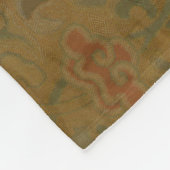 Chinees drakensymbool Antiek Aziatisch Fleece Deken (Hoek)