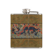 Chinees drakensymbool Antiek Aziatisch Heupfles (Achterkant)
