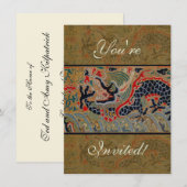 Chinees drakensymbool Antiek Aziatisch Kaart (Voorkant / Achterkant)