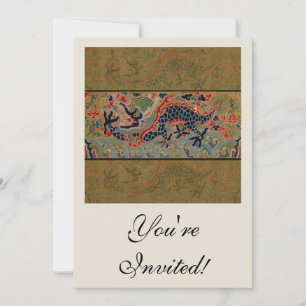 Chinees drakensymbool Antiek Aziatisch Kaart
